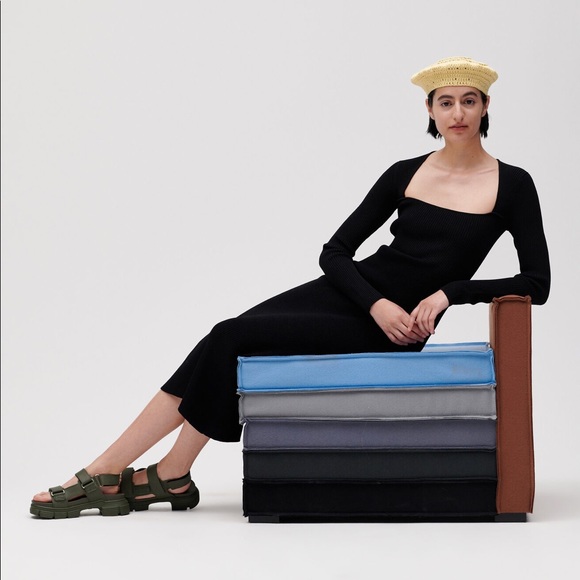 Ganni Melange Knit Dress - Picture 1 of 6